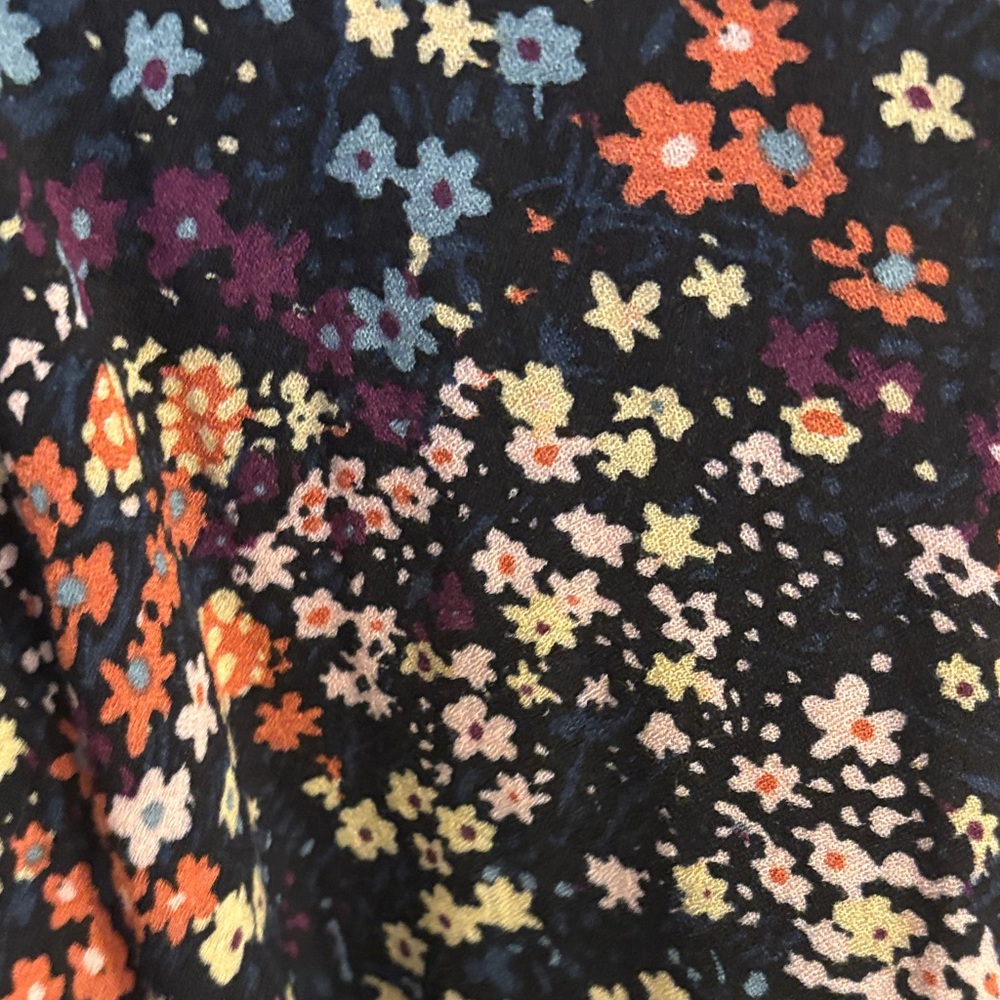 Kimchi Blue Black Floral Halter Mini Dress - Picture 2 of 5